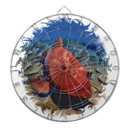 コーラルゴルフボール上のハタ魚ゴルフボールマーカー ダーツボード