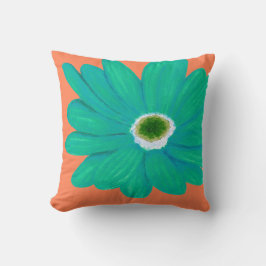 コーラルサマーフラワー装飾用クッション クッション