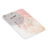 コーラルサンドドルウェディング日付磁石を保存 マグネット (右側)