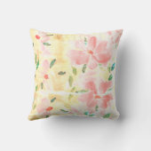 コーラルシャビーシックフローラ クッション (裏面)