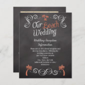 コーラルシャルボードビーチ結婚式披露宴インサート (正面/裏面)