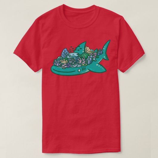 コーラルシャーク Tシャツ (デザイン正面)