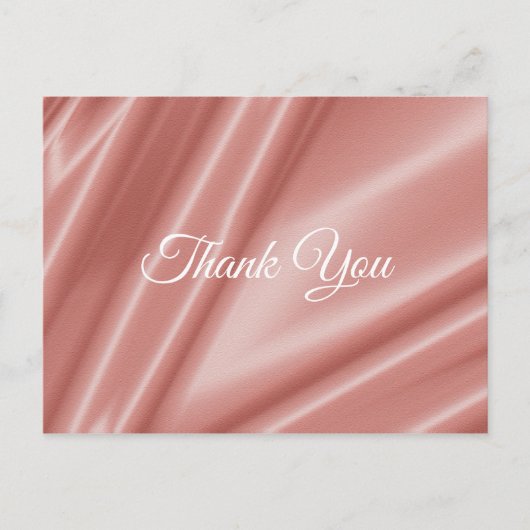 コーラルシルクのテクスチャサンキュー. ポストカード (正面)