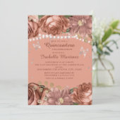 コーラルシルバー蝶キンセニェラ招待状 招待状 (スタンド正面)