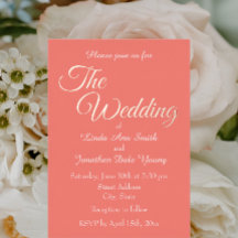 コーラルシンプルスタイル結婚ズ