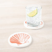 コーラルシーシェルコースター コースター (側面)