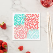 コーラルシーフオムティール（緑がかった色）ダリアムス スタンダードカクテルナプキン (インサイチュ)