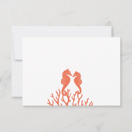 コーラルシーホースありがとう サンキューカード (裏面)