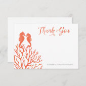 コーラルシーホースありがとう サンキューカード (正面/裏面)