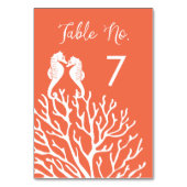 コーラルシーホーステーブル番号カード テーブルナンバー (正面)