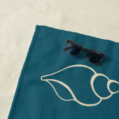 コーラルシー航海のシェルビーチタオル ビーチタオル (インサイチュ)