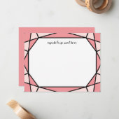 コーラルジェムカットジュエル ノートカード (正面/裏面インサイチュ)