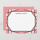 コーラルジェムカットジュエル ノートカード (正面/裏面)