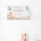 コーラルスイートリトルマーメイドシーガールベビー散水 横断幕 (インサイチュ)