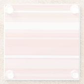 コーラルストライプ ガラスコースター (裏面)