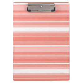 コーラルストライプ クリップボード