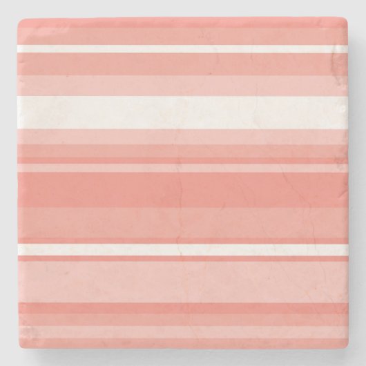 コーラルストライプ ストーンコースター (正面)