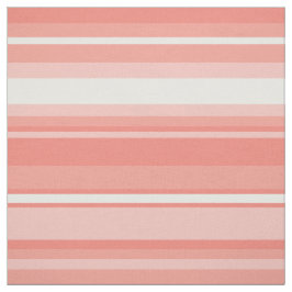 コーラルストライプ ファブリック
