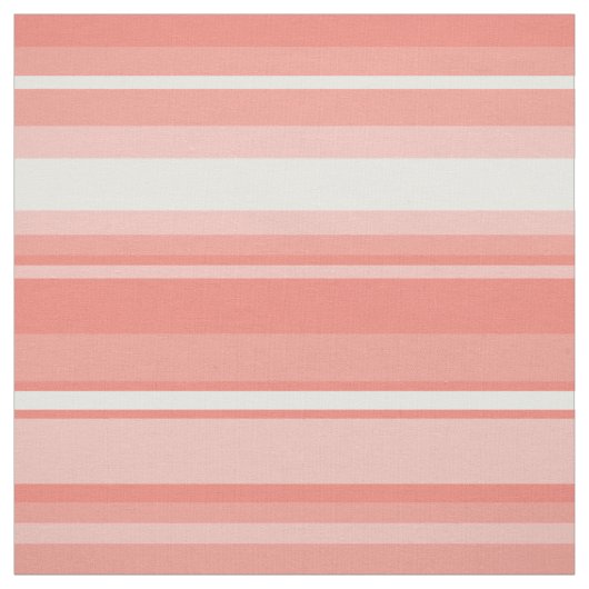コーラルストライプ ファブリック (見本)