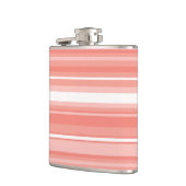 コーラルストライプ フラスク (左)