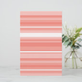 コーラルストライプ 便箋 (スタンド正面)