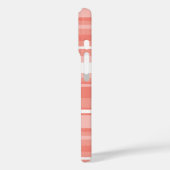 コーラルストライプ Case-Mate iPhoneケース (裏面 / 左)