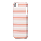 コーラルストライプiPhoneケース Case-Mate iPhoneケース (裏面左)