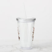 コーラルスネークとチャックウィルの未亡人のナイトジャー アクリルタンブラー (左)