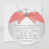 コーラルダイアモンズコーラルバースデーパーティー 招待状 (裏面)