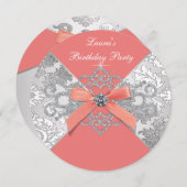コーラルダイアモンズコーラルバースデーパーティー 招待状 (正面/裏面)