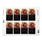 コーラルダ結婚リアのワインボトルラベル ラベル (フルシート)