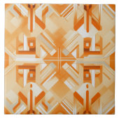 コーラルチャームアプリコットリップルコレクション タイル (正面)