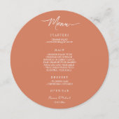 コーラルテラコッタエレガント メニュー (正面)