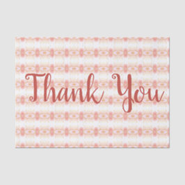 コーラルデザイパターン（の模様が）あるナー 薄葉紙