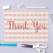 コーラルデザイパターン（の模様が）あるナー 薄葉紙 (クラフト)