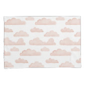 コーラルドリームタイムウォーターカラークラウドパイロケース 枕カバー (正面右)