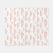 コーラルドリームタイムウォーターカラークラウドフリースブランケット フリースブランケット (正面(横))