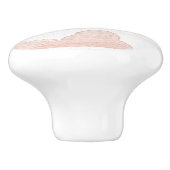 コーラルドリームタイム水の色の雲セラミックプル セラミックノブ (側面)