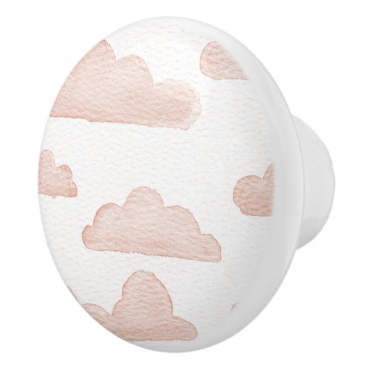 コーラルドリームタイム水の色の雲セラミックプル セラミックノブ (右)