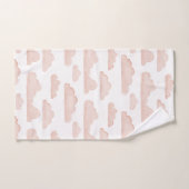 コーラルドリームタイム水の色の雲タオル バスタオルセット (ハンドタオル)