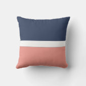 コーラルネイビー装飾用クッション クッション (裏面)