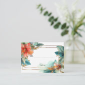 コーラルハイビスカスセレナーデパラダイス プレイスカード (スタンド正面)