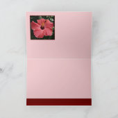 コーラルハイビスカス カード (内部)