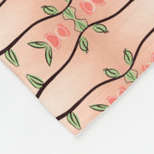 コーラルハニーデザイナーフリースブランケット フリースブランケット (角)