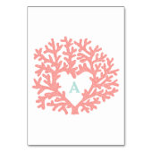 コーラルハートアクアビーチ結婚式テーブル番号 テーブルナンバー (裏面)