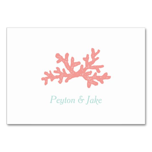 コーラルハートアクアビーチ結婚式テーブル番号 テーブルナンバー (裏面)