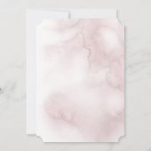 コーラルバラウォーターカラーピューターウィローブランチ セーブザデート (裏面)