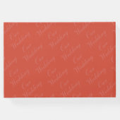 コーラルバラクリスチャン聖なる書物、 経典愛国心結婚の ゲストブック (裏面)