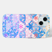 コーラルパグ柄トライアングルケース Case-Mate iPhoneケース (裏面 (横))