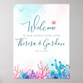 コーラルヒトデビーチ結婚式 ポスター